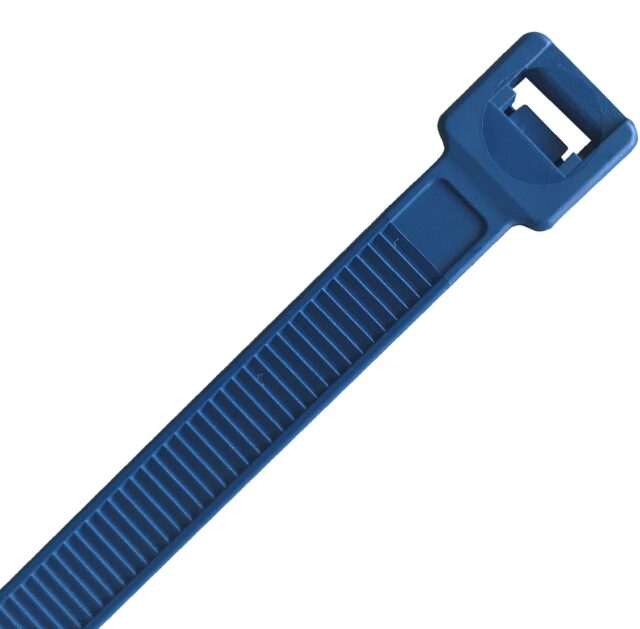 Metal Detactable Cable Ties Blue Pack Of Concordia Technologies