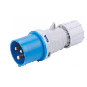 Plug 32A 3P 240V IP44 Blue