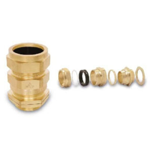 CW  Industrial Brass Cable Gland Pack (1.5mm Thread Pitch)-4Part